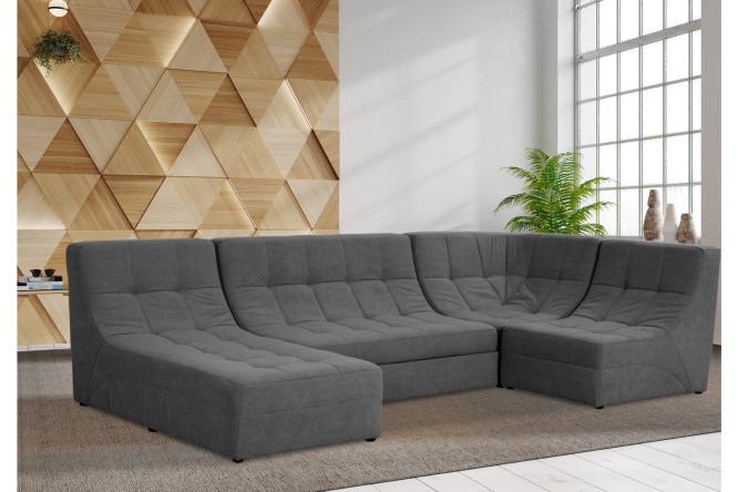 Купить П-образный диван-кровать Палладиум с универсальным углом с доставкойпо выгодной цене в интернет магазине Hoff.ru. Характеристики, фото и отзывы.