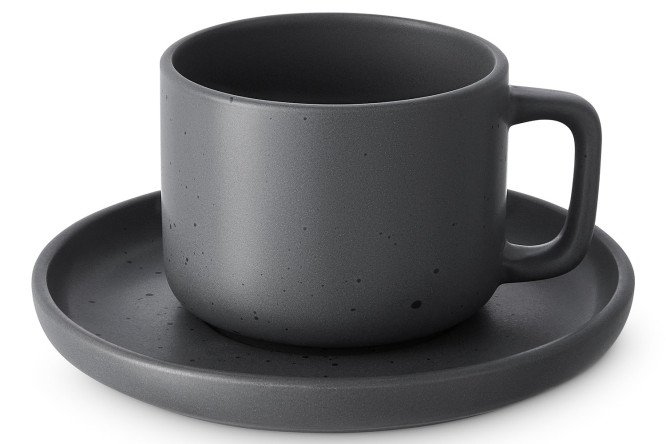 Изображение товара Чайная пара Dune grey из керамики 220 мл на одного человека