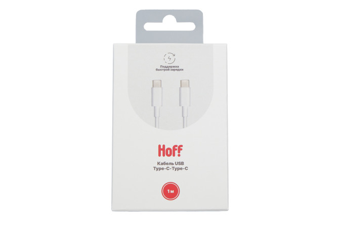 Изображение товара Кабель USB HOFF B1D Type-C-Type-C