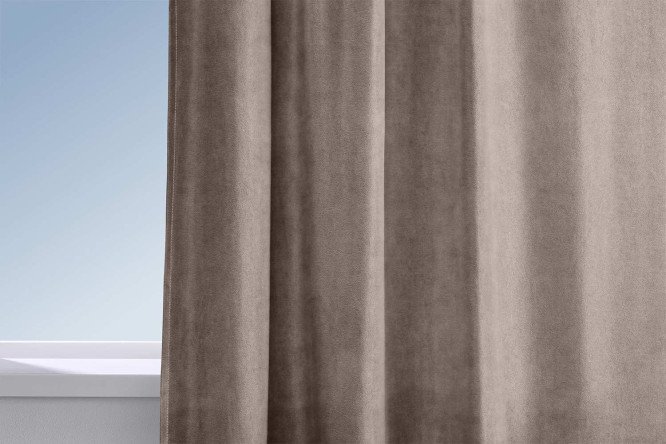 Штора ESTUDI BLANCO Colette 180х280 см, 1 шт., цвет бежевый
