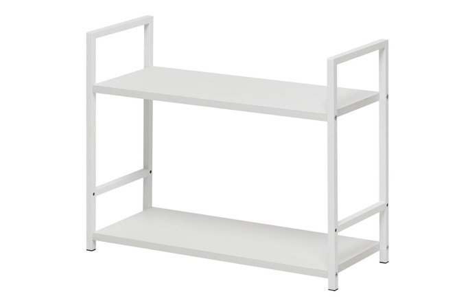 Изображение товара Стеллаж Стилвуд 2 полки, белый, 59х47х23,5 см