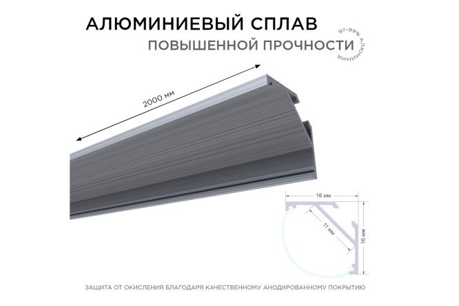 Профиль накладной APEYRON 08-04