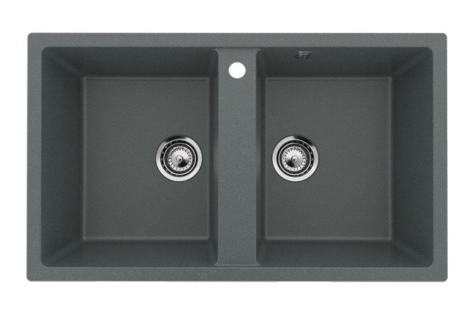Изображение товара Врезная кухонная мойка ULGRAN U-708-343 86х51х20 см искусственный камень