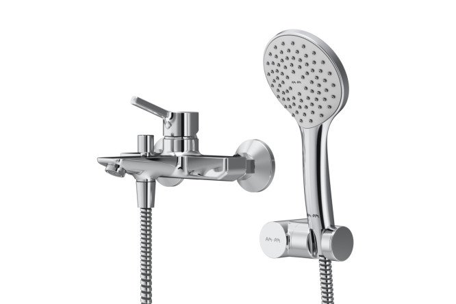Изображение товара Смеситель для ванны и душа AM.PM X-Joy S F85B15000 хром рычажное управление