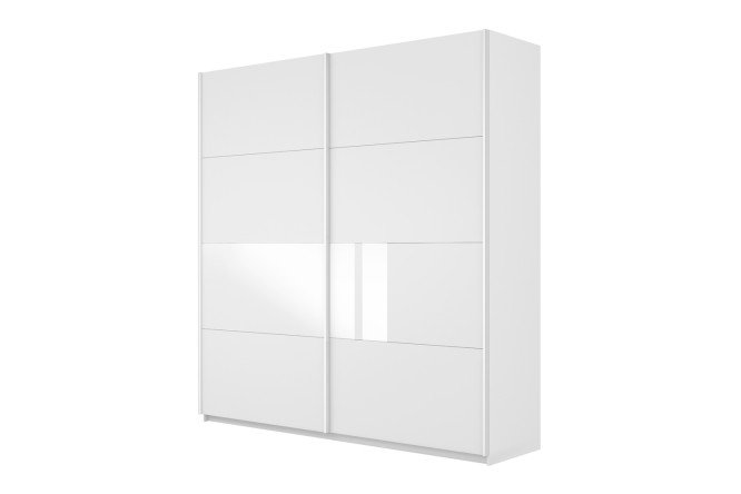 Изображение товара Двухдверный шкаф-купе Chester 220x230 см белый глянец белый снег