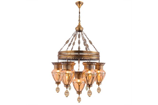 Изображение товара Люстра CITILUX Каир 75x125x75 см для освещения до 21 кв.м с цоколем E27