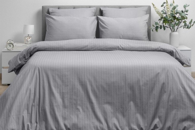 Комплект постельного белья Gray Cloud 148х215 см, 1,5 спальный