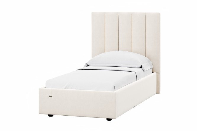 Изображение товара Кровать Ingrid 90х200 см цвет молочный
