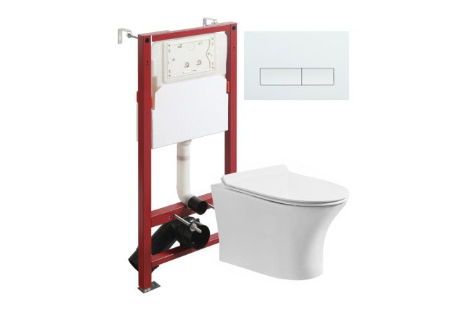 Изображение товара Унитаз с инсталляцией подвесной CI01-100W+APB288