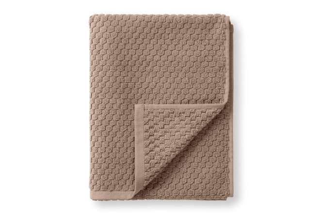 Изображение товара Полотенце махровое Granada из 100% хлопка, 70х140 см, цвет молочный шоколад