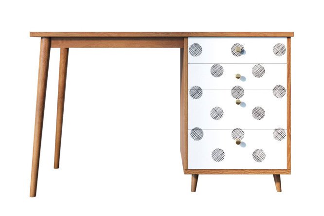 Изображение товара Письменный стол Berber BB31 с тумбой 120х75х60 см современный дизайн