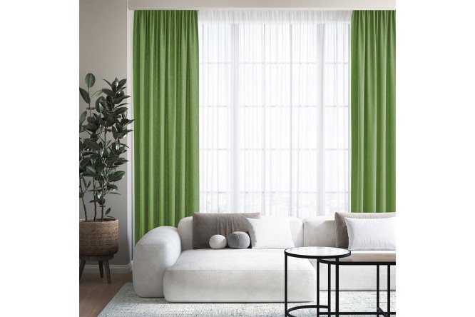 Изображение товара Комплект штор 920765 200x270 см, 2 шт., цвет киви