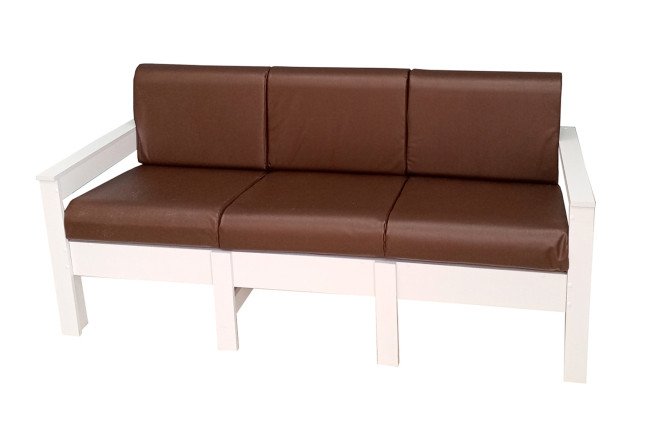 Изображение товара Диван 3-местный К0038 шоколадного цвета с размерами 181х86х73 см