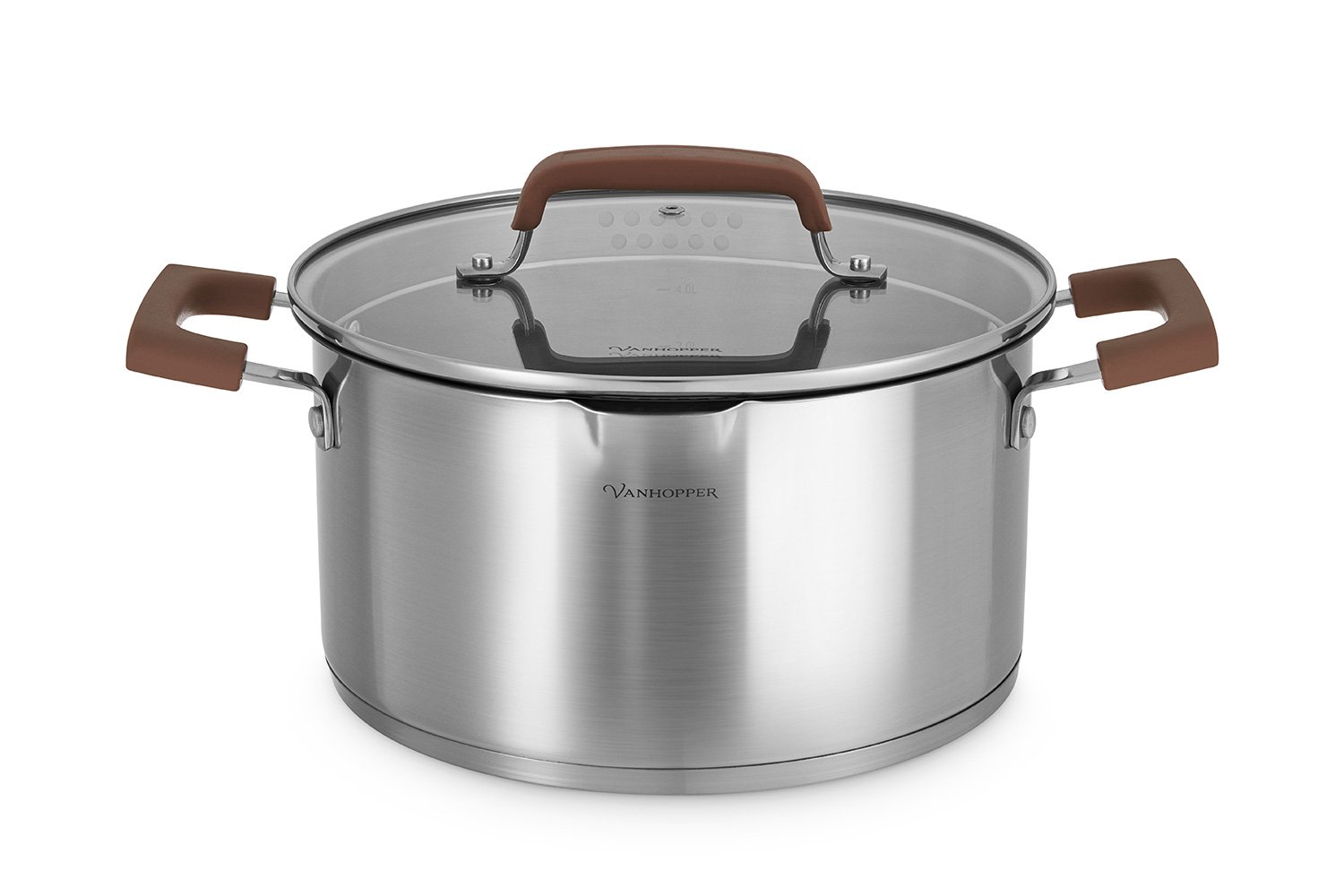 Кастрюля с крышкой VANHOPPER Elegant