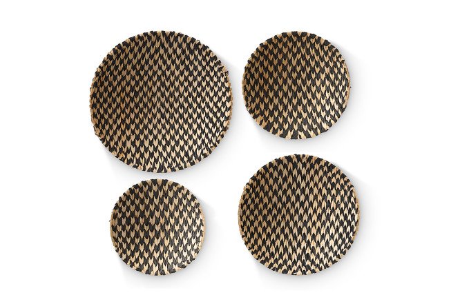 Изображение товара Набор настенных декораций Бохо абстракция бежево-черный