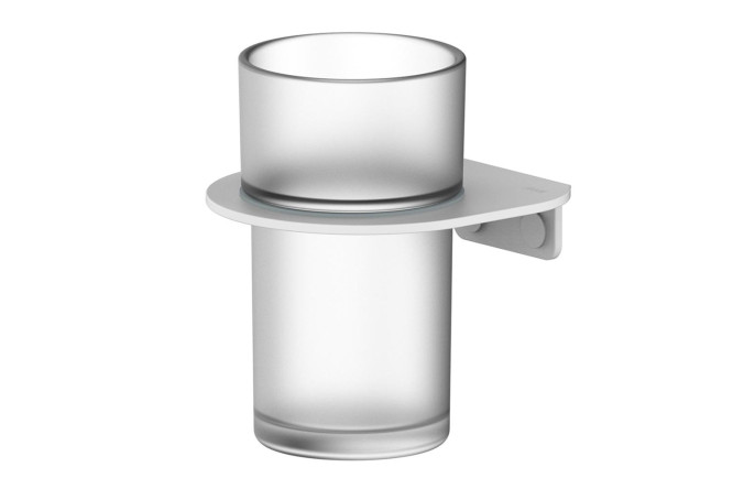 Изображение товара Подстаканник IDDIS Noa из нержавеющей стали и стекла для ванной и кухни