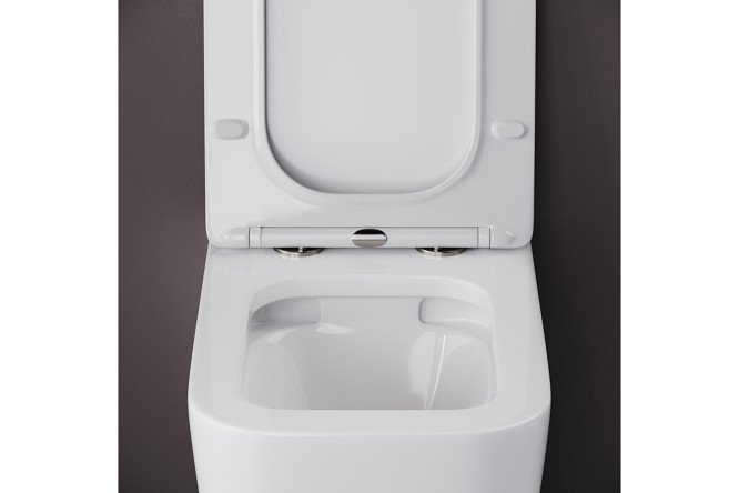 Фото 7 Унитаз подвесной CERAMICANOVA Cubic Rimless CN1806 36х37х53 см