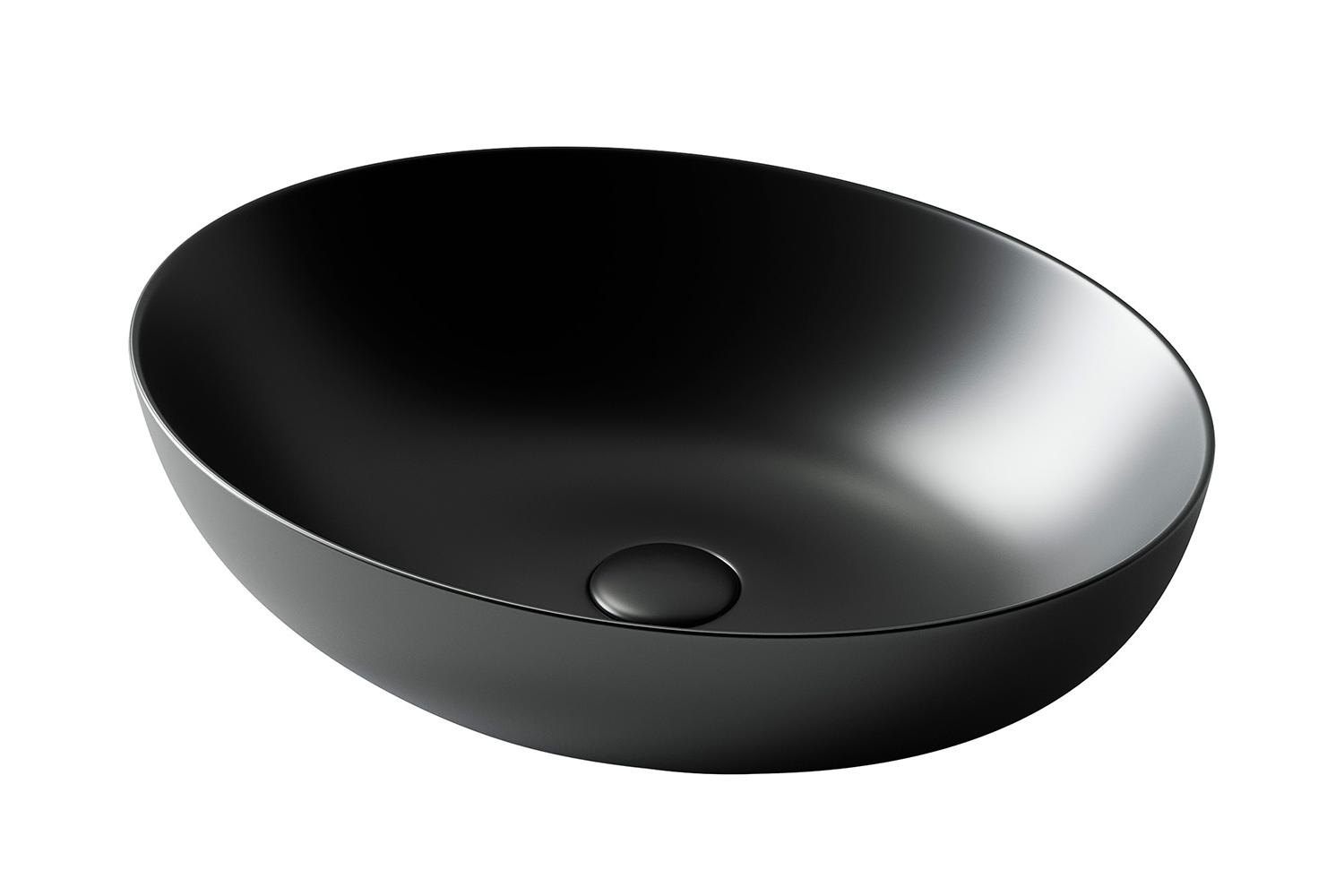 Умывальник накладной CERAMICANOVA Element CN6017MB 52х13х39.5 см