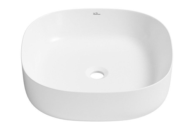 Изображение товара Накладная раковина Belle spa 3.0 45х13.5х44 см фарфор белый глянцевый