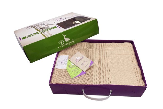 Плед жаккардовый Primavelle Bamboo Полиэстер, 140x180 см