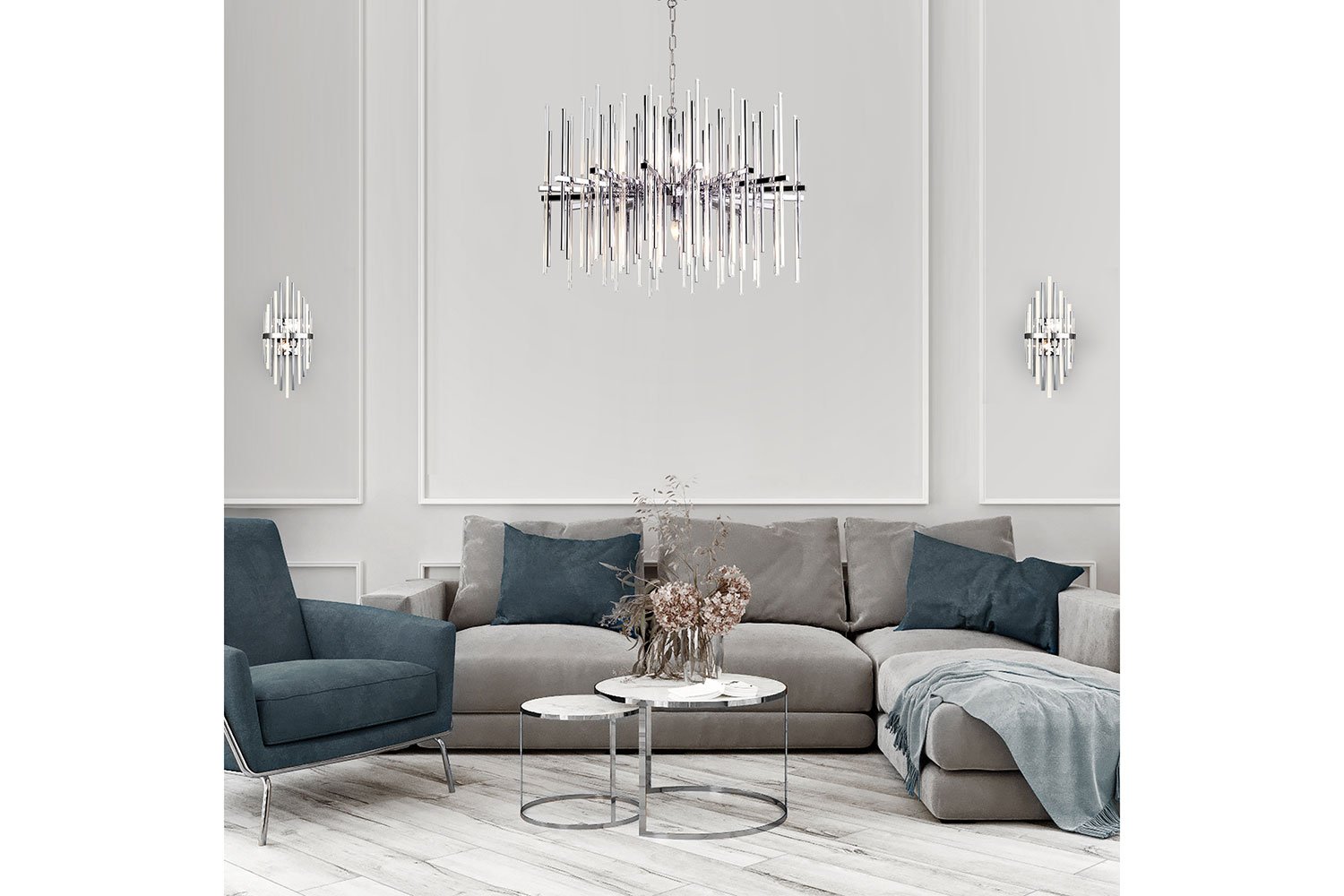 Светильник подвесной BOGATE'S Allure 16 кв.м., 80х50х80 см, E14