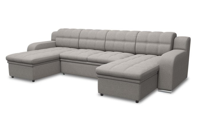 Изображение товара П-образный диван-кровать Жемчуг с механизмом Дельфин и спальным местом 150x281 см