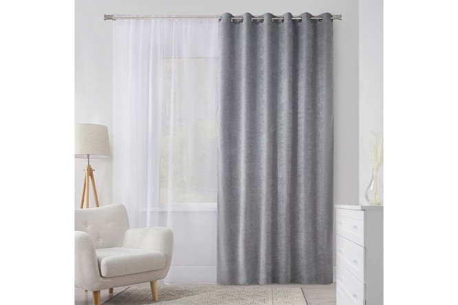 Изображение товара Штора ESTUDI BLANCO Teo 180х280 см светло-серый, одна штука