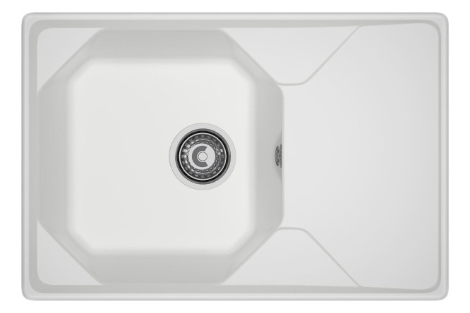 Изображение товара Мойка врезная с крылом GRANFEST Unique GF-U-740L 74х50х20 см искусственный мрамор