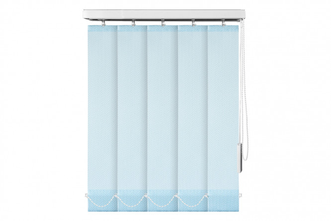 Изображение товара Жалюзи вертикальные УЮТ Магнолия 120х180 см, цвет голубой