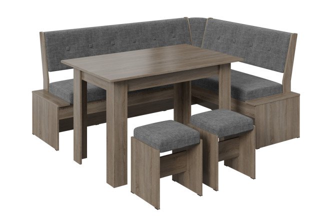 Изображение товара Кухонный уголок Торонто с универсальным углом 177х137 см