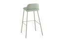 Барный стул Stool Group Mist 47х90х47 см, цвет сидушки серо-зелёный, ножек серо-зелёный