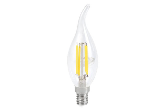 Изображение товара Лампа светодиодная IN HOME Deco E14, 9W, Свеча на ветру, 3000 К