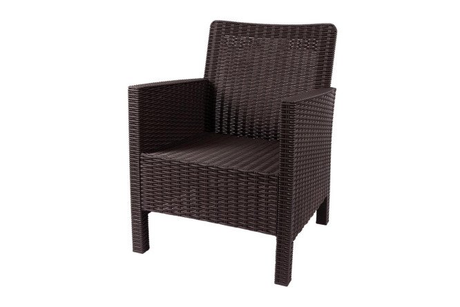 Изображение товара Кресло садовое СадКо цвет каркаса коричневый, отделки коричневый