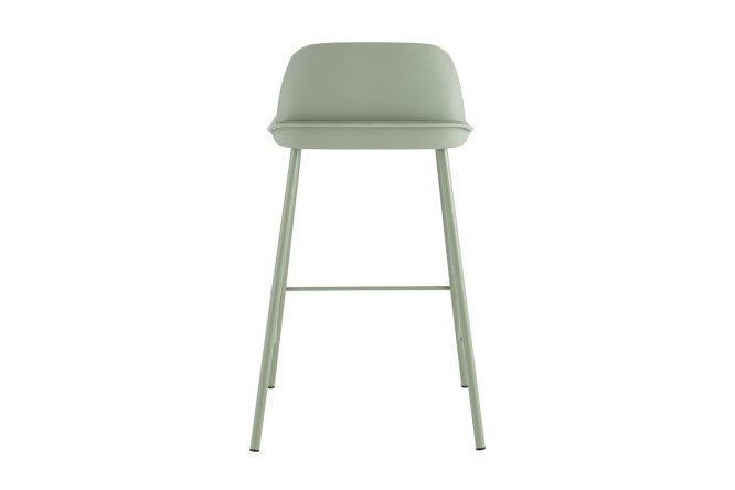 Фото 8 Стул полубарный Stool Group Mist 47х80х47 см, цвет сидушки серо-зелёный, ножек серо-зелёный