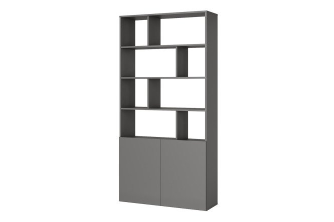 Изображение товара Стеллаж Лофт из ЛДСП антрацитовый 100х200х33,6 см для хранения