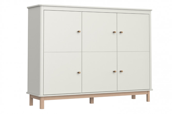 Изображение товара Шкаф низкий Classic 167х126х47 см из массива бука и МДФ для дома и офиса