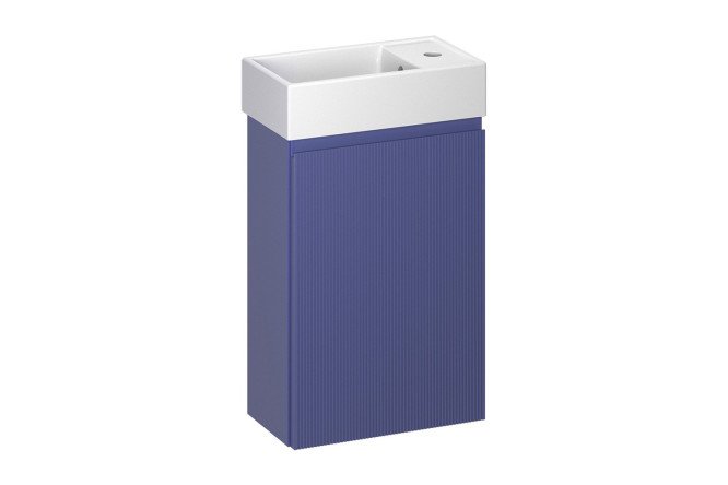Изображение товара Подвесная тумба WC Area 221801001 40 см с раковиной синий