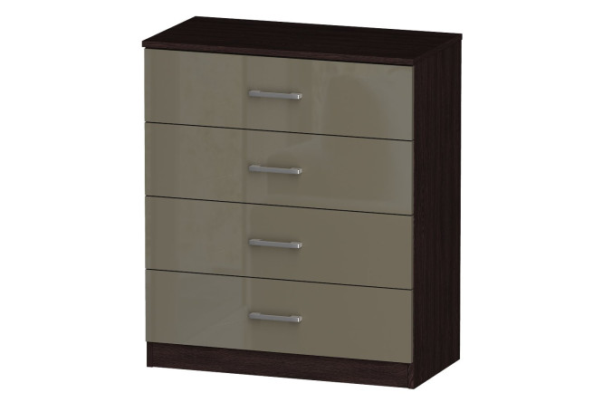 Изображение товара Комод Лайф 80x90x40 см латте венге современный дизайн