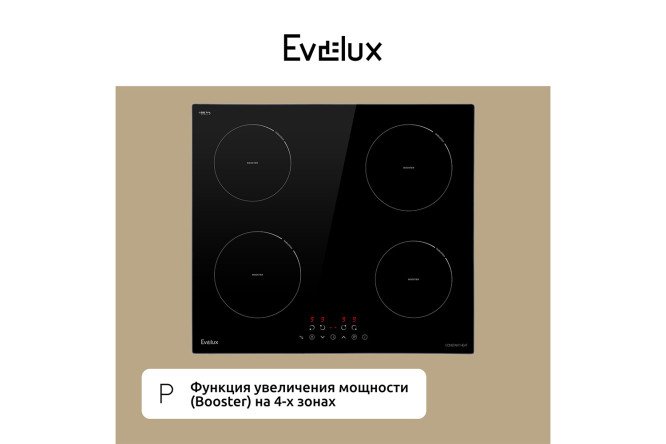 Индукционная варочная панель EVELUX EI 6047 59 см