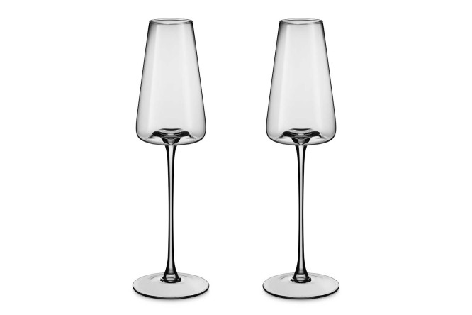 Изображение товара Набор бокалов HOFF Тоскана для шампанского 300 мл, 2 шт., стекло