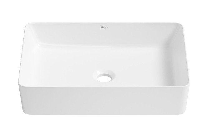 Изображение товара Накладная фарфоровая раковина Freedom 2.0 50х11х34 см белая глянцевая