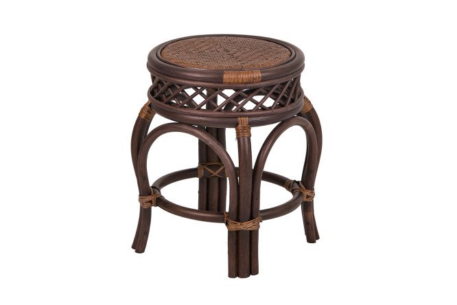 Изображение товара Банкетка 12/16 цвет орех матовый натуральный ротанг