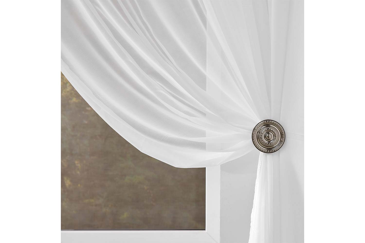 Тюль ESTUDI BLANCO Vayana 300х300 см, 1 шт., цвет шампань