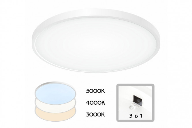 Изображение товара Светильник накладной CITILUX Бейсик 16 кв.м., LED, 48 см