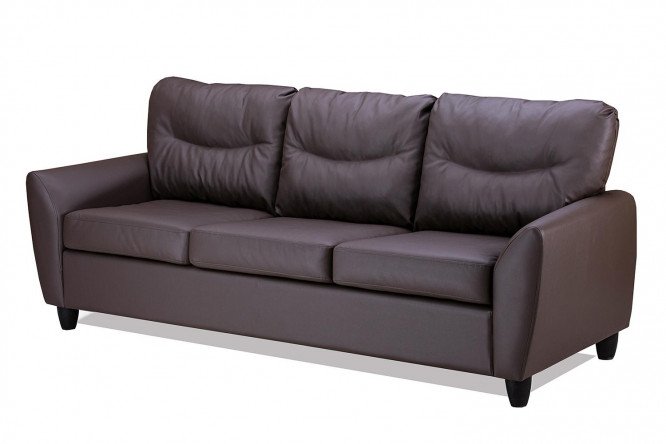 Изображение товара Диван Наполи стильный и комфортный с искусственной кожей 205х80х80 см