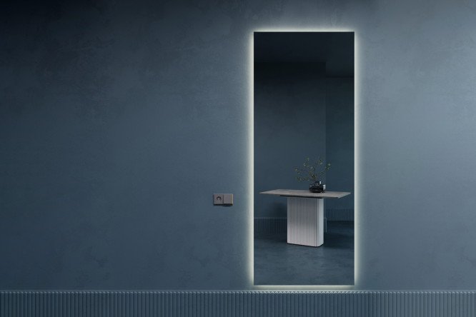 Фото 7 Зеркало с подсветкой GENGLASS Halfeo Slim NF LED XL 79х199 см