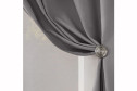 Штора на ленте MICASA Jacqueline 150х280 см, 1 шт., цвет серый