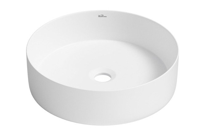 Изображение товара Накладная раковина Coax 323507000 36х12,5х36 см из фарфора белый матовый