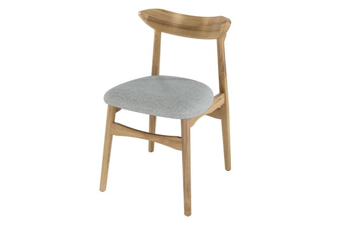 Изображение товара Стул Джеро 47х75х50 см с рогожкой и массивом ореха