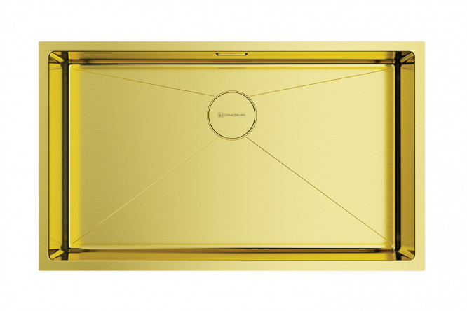 Изображение товара Врезная мойка из нержавеющей стали OMOIKIRI Taki 74-U/IF-LG светлое золото